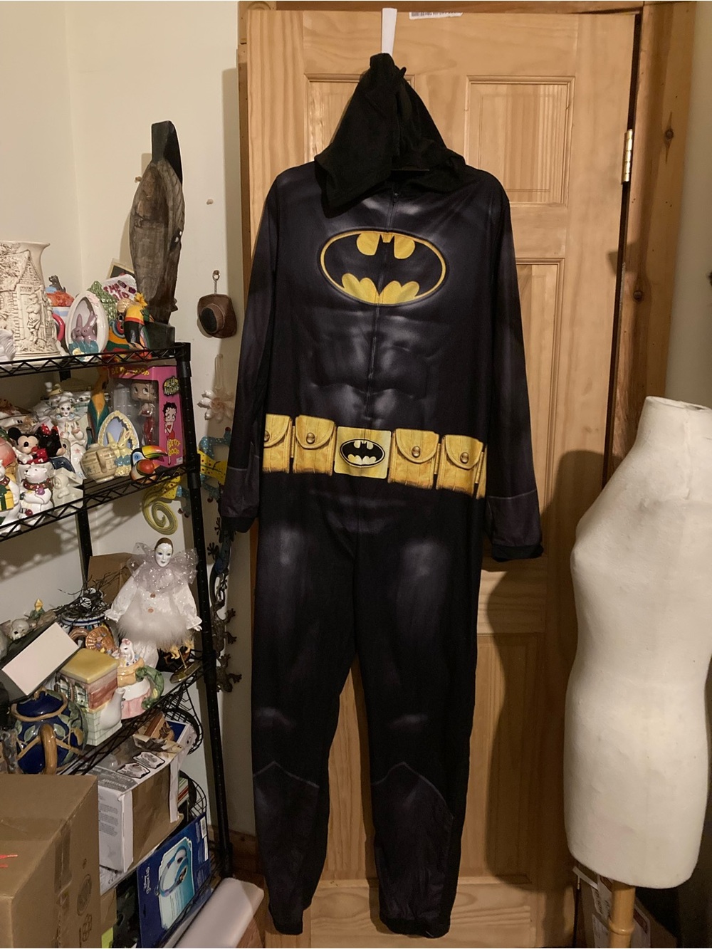 Batman fleece onesie for adults